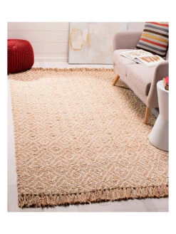 Jute-Teppich "Natural" In Hellbraun