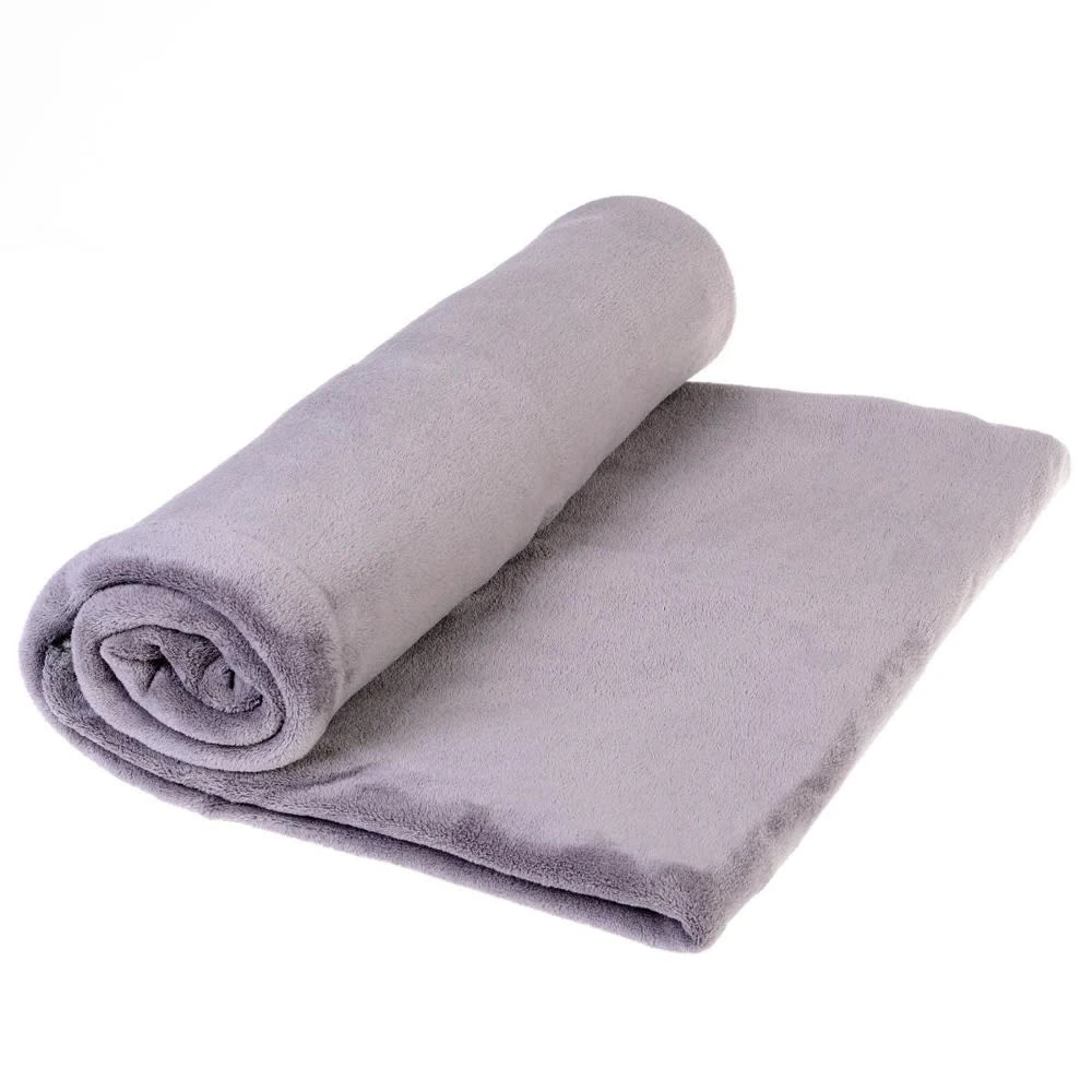 Fleecedecke In Grau 4 Fleecedecke In Grau – Bild 2