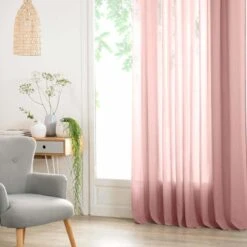 Gardine In Rosa -Heimtextilien Geschäft atmosphera createur dinterieur gardine in rosa 2