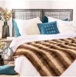 Tagesdecke In Braun -Heimtextilien Geschäft atmosphera createur dinterieur tagesdecke in braun 3