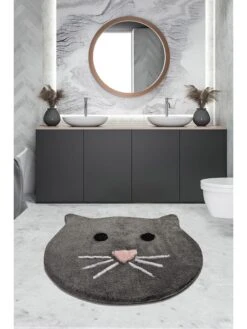 Badvorleger "Cat" In Anthrazit