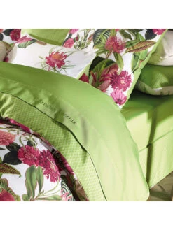 Satin-Spannbettlaken In Grün