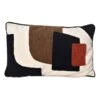 Kissen "Détail" In Creme/ Braun/ Schwarz - (L)50 X (B)30 Cm 1 Kissen "Détail" In Creme/ Braun/ Schwarz - (L)50 X (B)30 Cm -Heimtextilien Geschäft deco lorrie kissen detail in creme braun schwarz l 50 x b 30 cm