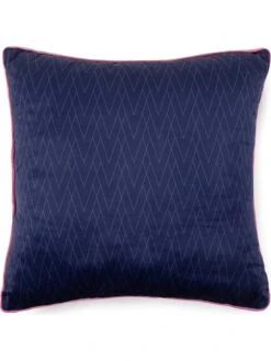 Kissen "Simone" In Dunkelblau/ Bunt -Heimtextilien Geschäft descanso kissen simone in dunkelblau bunt 2