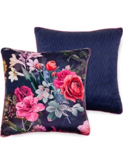 Kissen "Simone" In Dunkelblau/ Bunt