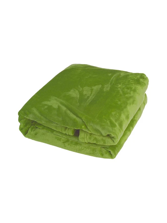 Decke In Hellgrün - (L)240 X (B)220 Cm