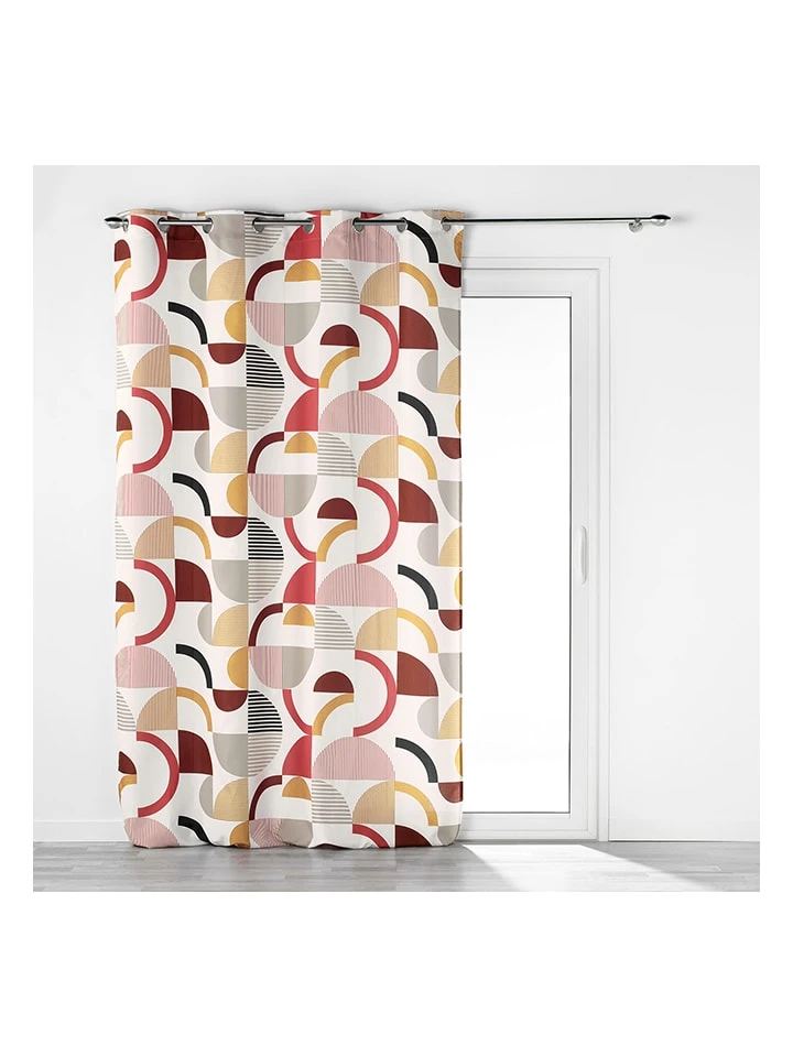 Gardine "Neoline" In Terrakotta/ Bunt