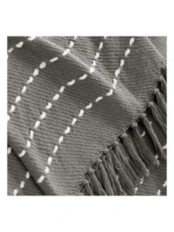 Überwurf "Neo Casa" In Grau -Heimtextilien Geschäft douceur dinterieur uberwurf neo casa in grau 1