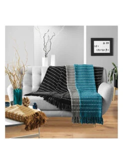 Überwurf "Neo Casa" In Grau -Heimtextilien Geschäft douceur dinterieur uberwurf neo casa in grau 2