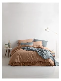 Bettwäsche-Set "Octobus Stonewashed" In Orange