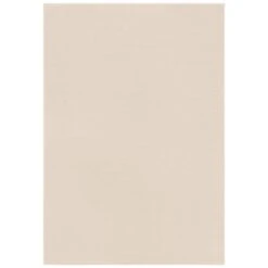 Kurzflor Teppich Alagnon Beige