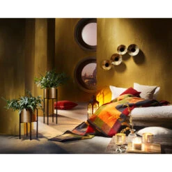 Wohndecke 2er-Pack In Grün -Heimtextilien Geschäft erwin muller wohndecke 2er pack in grun 4