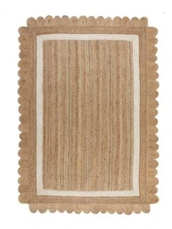 Jute-Teppich In Beige/ Creme