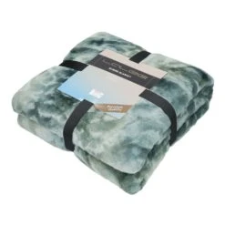 Batik Wohndecke RUMBA In Der Farbe Green (grün) -Heimtextilien Geschäft gmd living batik wohndecke rumba in der farbe green grun 3