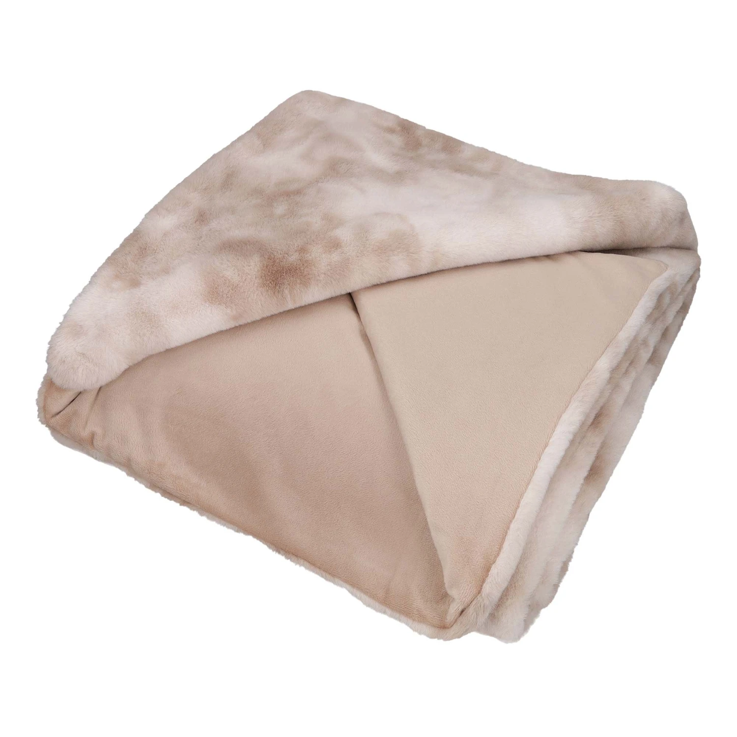 Batik Wohndecke RUMBA In Farbe Taupe (graubraun) 3 Batik Wohndecke RUMBA In Farbe Taupe (graubraun)