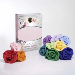 Spannbetttuch JERSEY CLASSIC In Bleu -Heimtextilien Geschäft gmd living spannbetttuch jersey classic in bleu 2