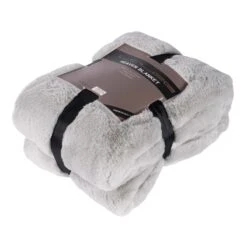 Wohndecke HEAVEN In Felloptik In Hellgrau -Heimtextilien Geschäft gmd living wohndecke heaven in felloptik in hellgrau 3