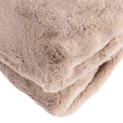 Wohndecke HEAVEN In Felloptik In Taupe -Heimtextilien Geschäft gmd living wohndecke heaven in felloptik in taupe 2