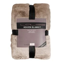 Wohndecke HEAVEN In Felloptik In Taupe -Heimtextilien Geschäft gmd living wohndecke heaven in felloptik in taupe 3