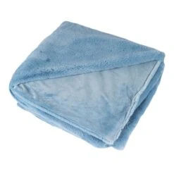 Wohndecke In Felloptik HEAVEN In Hellblau