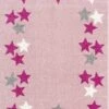 Kinderteppich SPRING Rosa/silbergrau 1 Kinderteppich SPRING Rosa/silbergrau -Heimtextilien Geschäft happy rugs kinderteppich spring rosa silbergrau