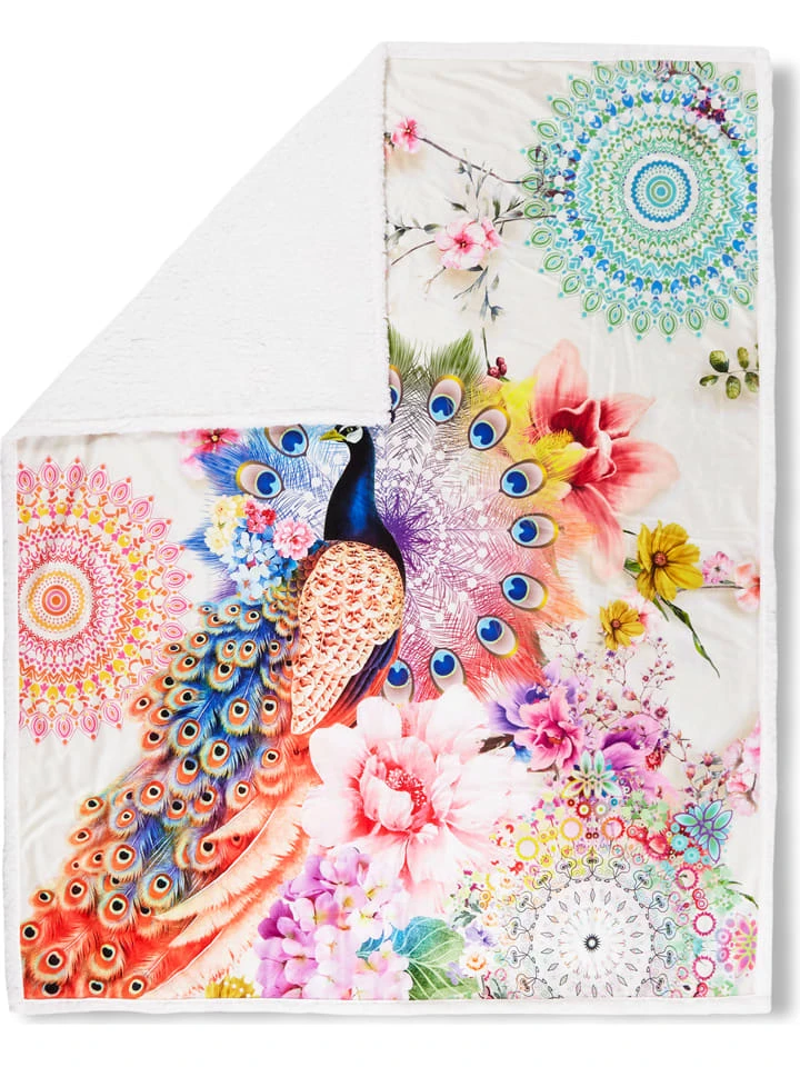 HIP Plaid "Bengta" In Creme/ Bunt 4 HIP Plaid "Bengta" In Creme/ Bunt – Bild 2