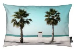 Kissen "Beach Blue By @tmstefanko" In Blau & Türkis