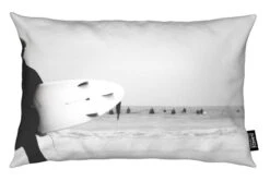Kissen "Catch A Wave II" In Schwarz & Weiß
