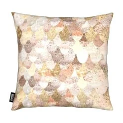 Heimtextilien Geschäft -Heimtextilien Geschäft juniqe kissen mermaid gold in cremeweiss and gelb 1