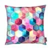 Kissen "Topaz And Rubey Crystal Honeycomb Cubes" In Bunt & Rosa -Heimtextilien Geschäft juniqe kissen topaz and rubey crystal honeycomb cubes in bunt and rosa