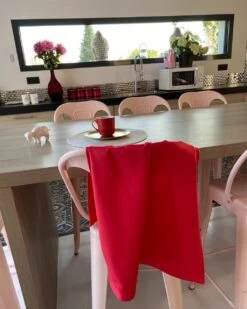 4er-Set Geschirrtuch "Karo-Design" In Rot - (L)70 X (B) 50 Cm -Heimtextilien Geschäft le comptoir de la plage 4er set geschirrtuch karo design in rot l 70 x b 50 cm 6