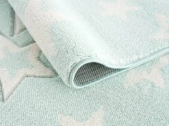 Kinderteppich STARLIGHT In Mint/weiß -Heimtextilien Geschäft livone kinderteppich starlight in mint weiss 2