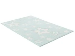 Kinderteppich STARLIGHT In Mint/weiß -Heimtextilien Geschäft livone kinderteppich starlight in mint weiss 4