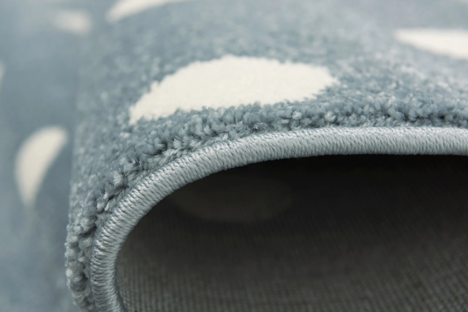 Teppich CIRCLE In Blaugrau/weiss 5 Teppich CIRCLE In Blaugrau/weiss – Bild 3