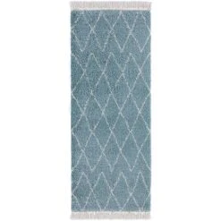 Hochflor Teppich Fransen Jade Blau -Heimtextilien Geschäft mint rugs hochflor teppich fransen jade blau 4