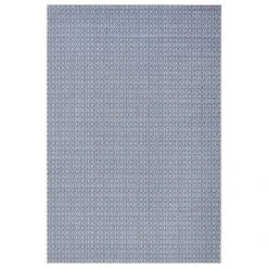 In- & Outdoorteppich Coin Blau/creme