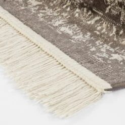 Orientalischer Samt-Teppich Fransen Oriental Vintage Medallion Schwarz 10 Orientalischer Samt-Teppich Fransen Oriental Vintage Medallion Schwarz -Heimtextilien Geschäft nouristan orientalischer samt teppich fransen oriental vintage medallion schwarz 3