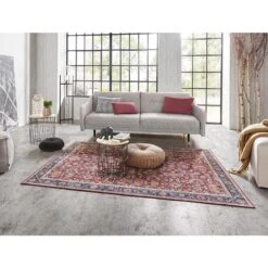 Vintage Teppich Vivana Bordeaux Rot -Heimtextilien Geschäft nouristan vintage teppich vivana bordeaux rot 5