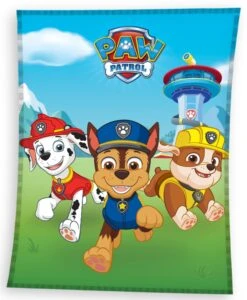 Decke / Fleecedecke "Paw Patrol" In Bunt