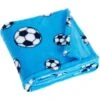 Playshoes Fleece-Decke Fußball In Blau -Heimtextilien Geschäft playshoes fleece decke fussball in blau