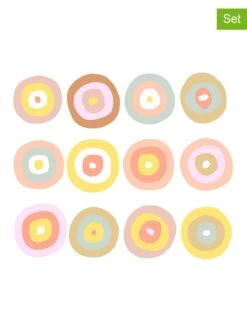 2er-Set: Servietten "Bubbles" In Bunt - 2x 20 Stück