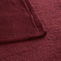 Kuscheldecke In Bordeaux - (B)200 X (T)220 Cm -Heimtextilien Geschäft relaxdays kuscheldecke in bordeaux b 200 x t 220 cm 3