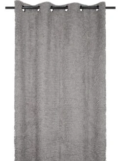 Ösenvorhang "Mouton" In Grau - (L)250 X (B)135 Cm
