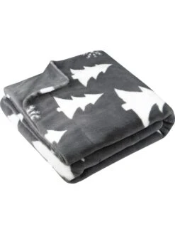 Plaid "Arctik" In Grau - (L)160 X (B)130 Cm