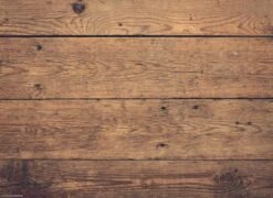 Tischset I Platzset Abwaschbar - Holzoptik Braun - 4 Stück - 44 X 32 Cm