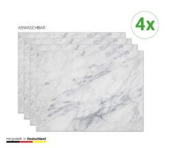 Tischset I Platzset Abwaschbar - Marmor - 4 Stück - 44 X 32 Cm 11 Tischset I Platzset Abwaschbar - Marmor - 4 Stück - 44 X 32 Cm -Heimtextilien Geschäft tischsetmacher de tischset i platzset abwaschbar marmor 4 stuck 44 x 32 cm 3