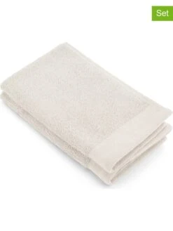 4er-Set: Gästehandtücher "Soft Cotton" In Creme